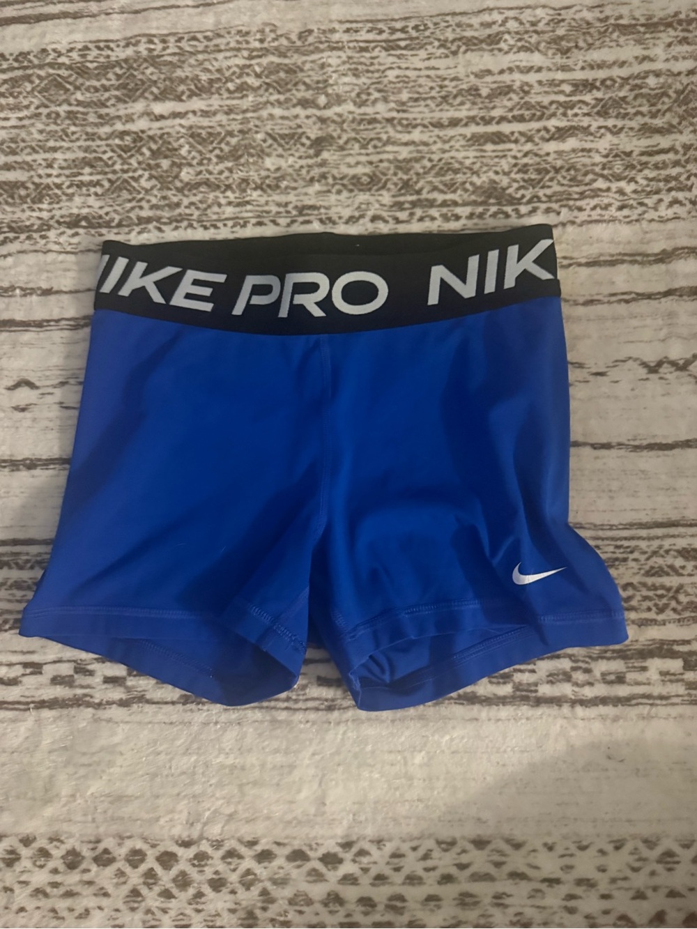 Nike Women's Royal Blue Pro Compression Shorts